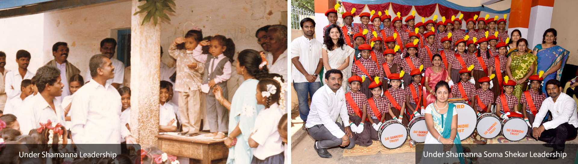 N Shamanna ex - chairman of a village panchayat's son Shamanna Soma Shekar maintaining Govt School at Belathur from past 25years.